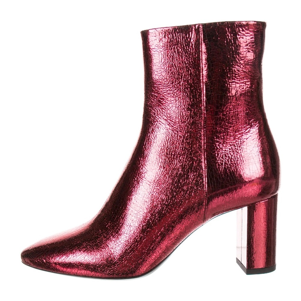 YSL Saint Laurent Lou 70 Ankle Boots
Red
